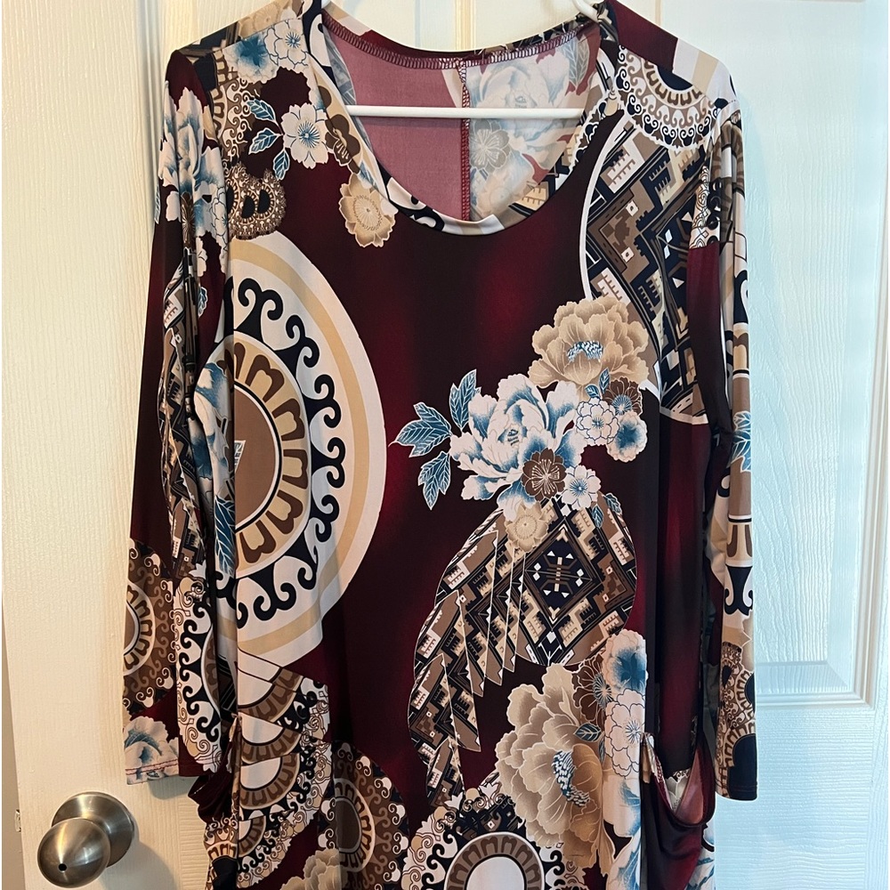 💥3 FOR $13!💥 Women's Tunic Blouse w/ Pockets | Size 22/24